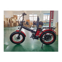 20 Inch Fat Tire Electric Bicycle 48V 1000W Folding electric bike with Brand battery 48v 17.5Ah